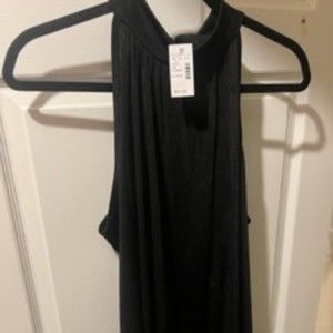 NWT Maurice’s Black Halter Top Size XL